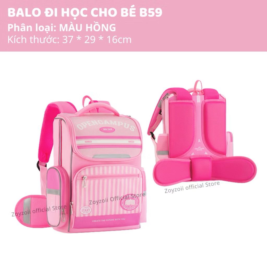 BALO ĐI HỌC CẶP CHỐNG GÙ CHÍNH HÃNG ZOYZOII BACKPACK, CẶP ĐI HỌC CAO CẤP DÀNH CHO BÉ TRAI BÉ GÁI