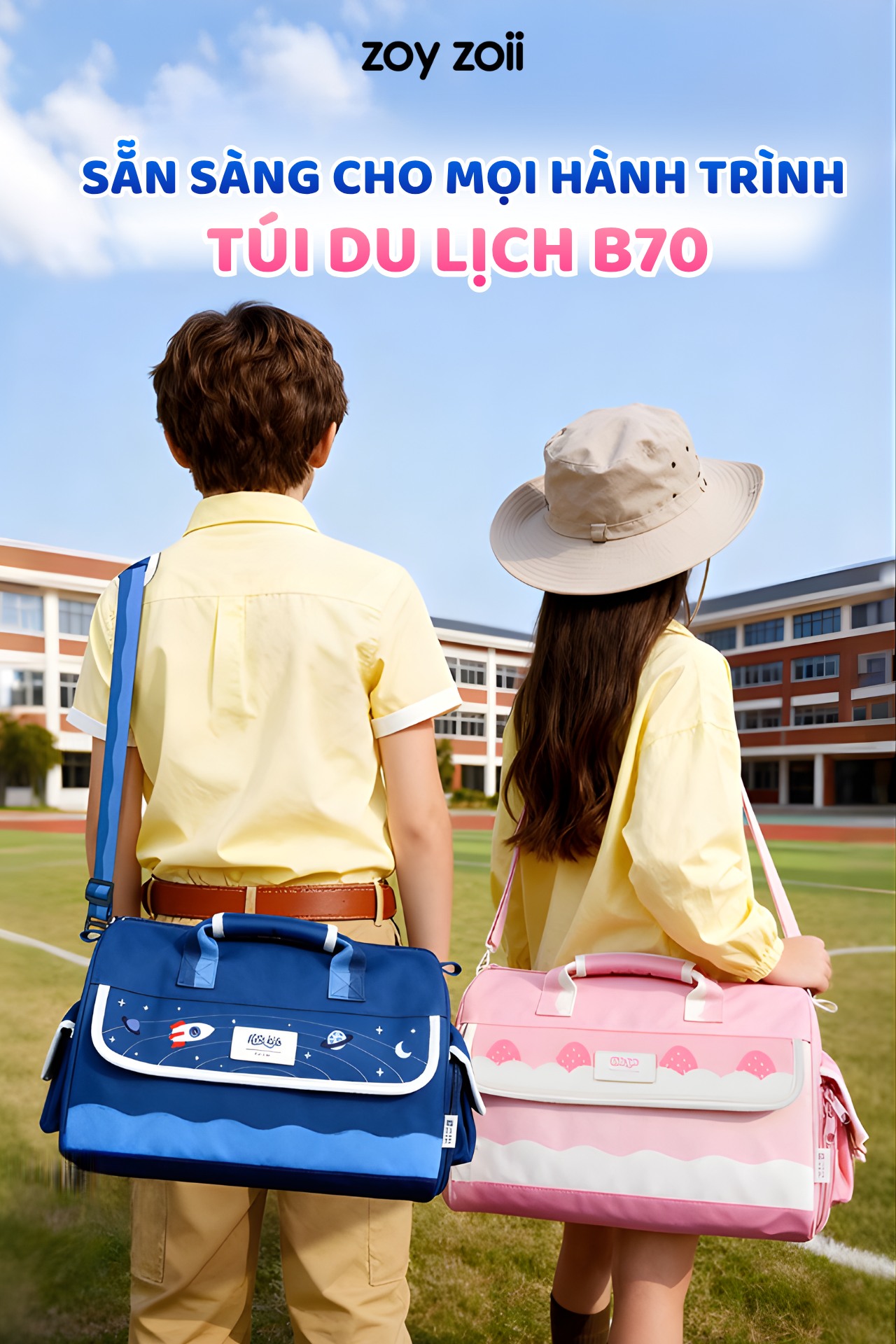 TÚI DU LỊCH ZOYZOII TÚI THỂ THAO CỠ LỚN KÈM DÂY ĐEO CHÉO CROSSBODY TRAVEL BAG