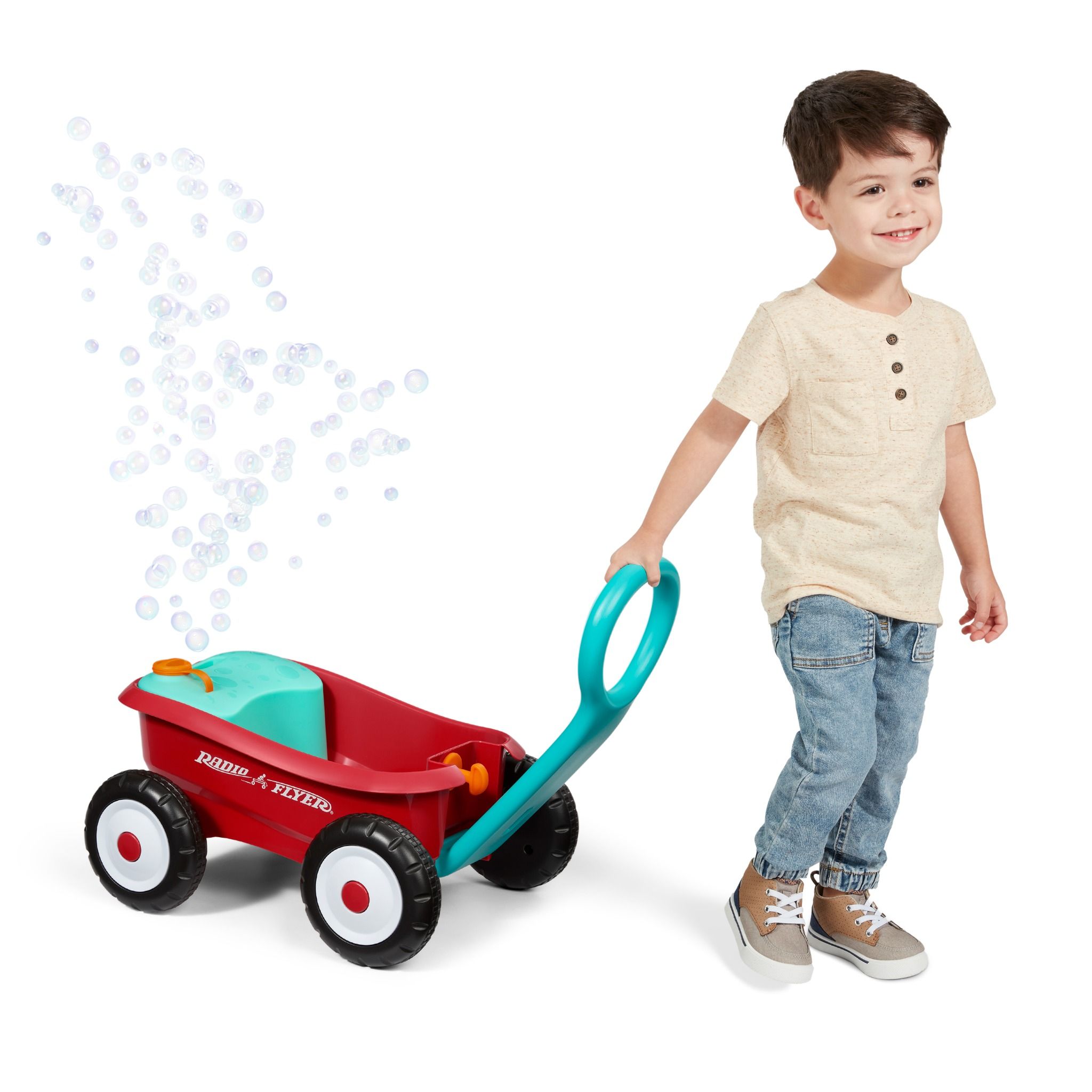 XE ĐỒ CHƠI THẢ BONG BÓNG BUBBLE WALKER WAGON - RADIO FLYER