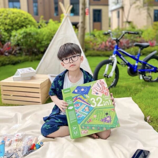 BỘ CỜ TRÍ TUỆ CỔ ĐIỂN 32 IN 1 - MIDEER