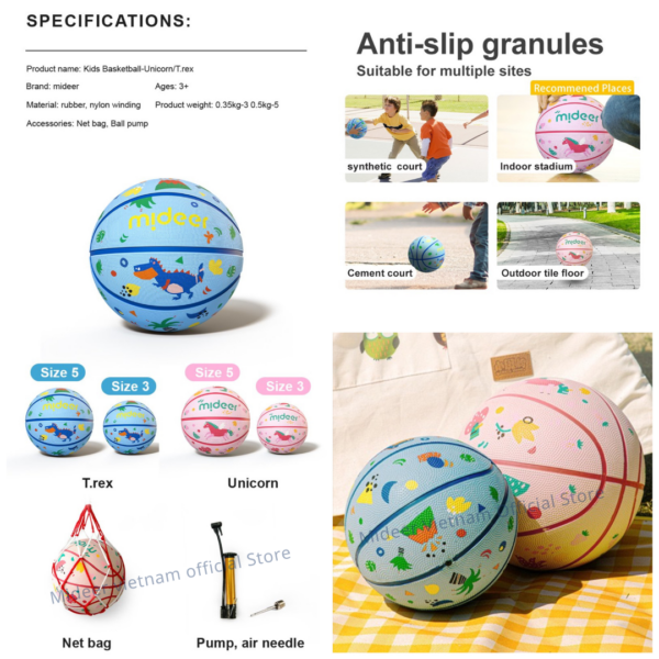 BÓNG RỔ CHILDREN'S BASKETBALL - MIDEER