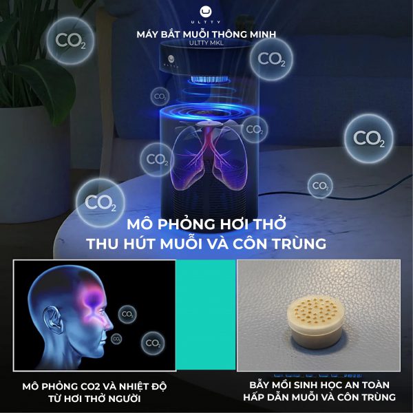 MÁY BẮT MUỖI THÔNG MINH U-ULTTY MKL