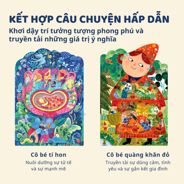 BỘ XẾP HÌNH NGHỆ SĨ ARTIST FAIRYTALE PUZZLE- MIDEER