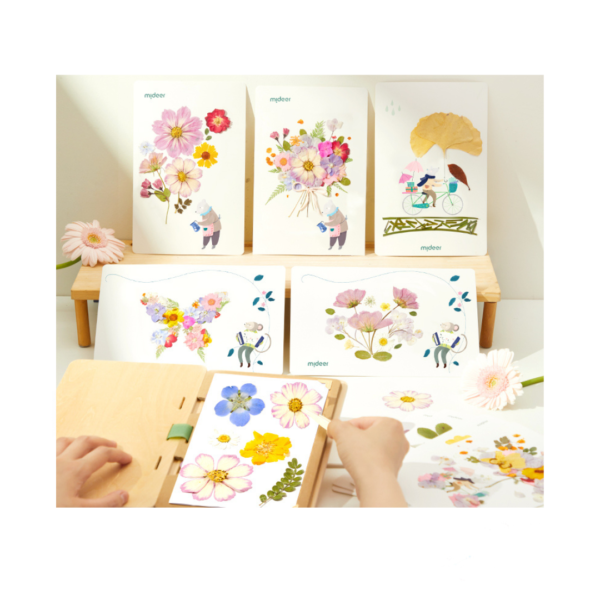 SỔ TAY TRANG TRÍ ÉP HOA KHÔ - MIDEER