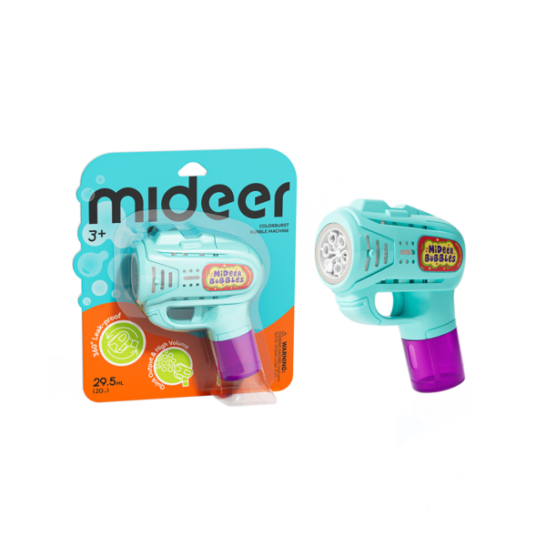 SÚNG BONG BÓNG XÀ PHÒNG COLORBURST BUBBLE MACHINE - MIDEER