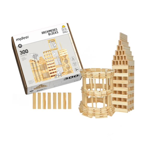 XẾP HÌNH GỖ SÁNG TẠO ARCHIMEDES CITY BLOCKS - MIDEER