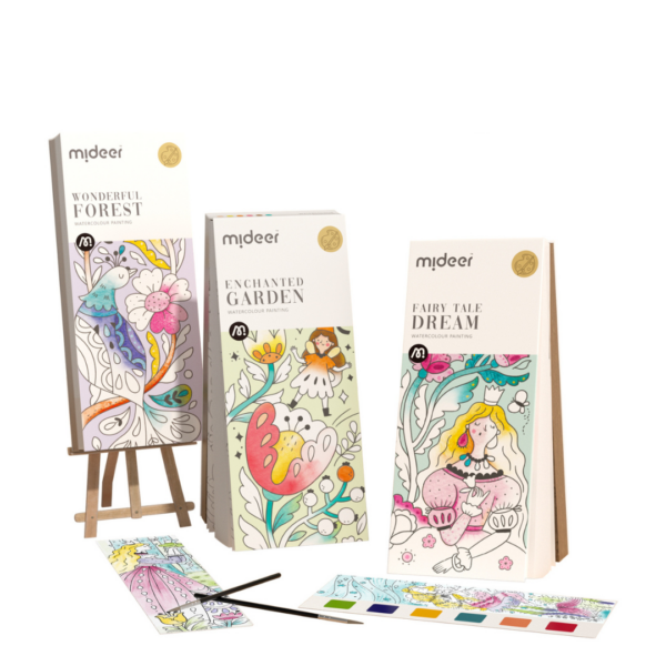 BỘ TRANH TÔ MÀU WATERCOLOUR PAINTING - MIDEER