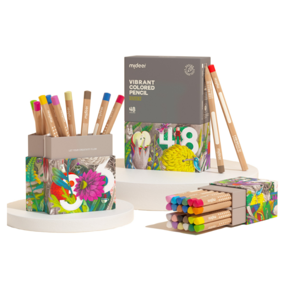 BÚT CHÌ MÀU GỐC DẦU VIBRANT COLORED PENCIL - MIDEER