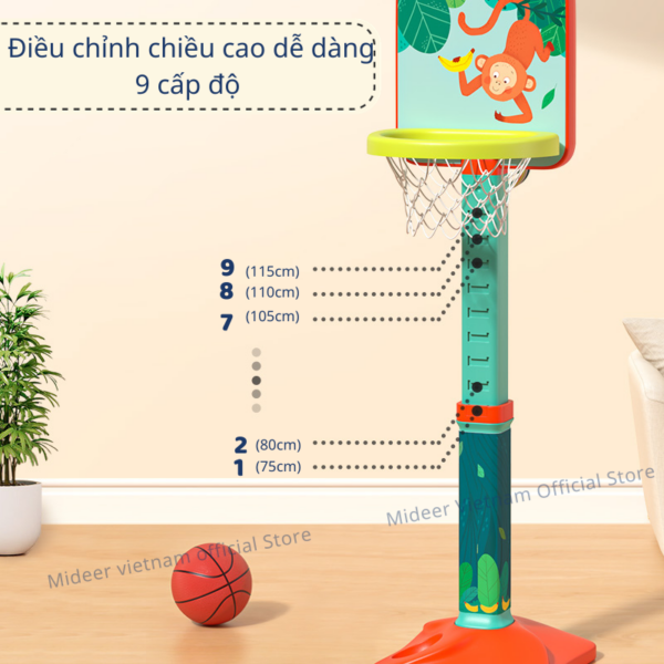 CỘT BÓNG RỔ ĐA NĂNG 3IN1- MIDEER