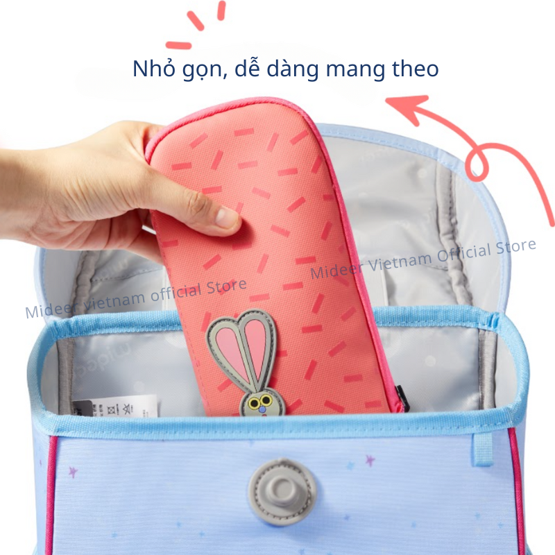 HỘP ĐỰNG BÚT CHO BÉ ARTIST REVERSIBLE TWINS PEN POUCH LITTLE RACCOON- MIDEER