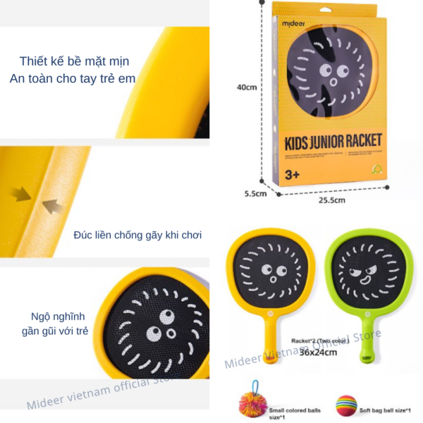 VỢT CẦU LÔNG JUNIOR RACKET CHO BÉ - MIDEER