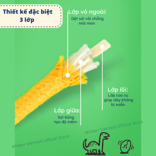 DÂY NHẢY JUMP ROPE CHO BÉ- MIDEER