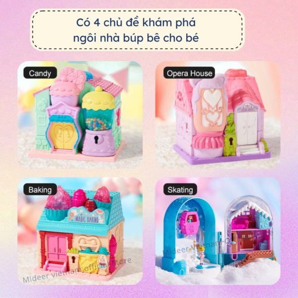 NHÀ BÚP BÊ DOLL HOUSE - MIDEER