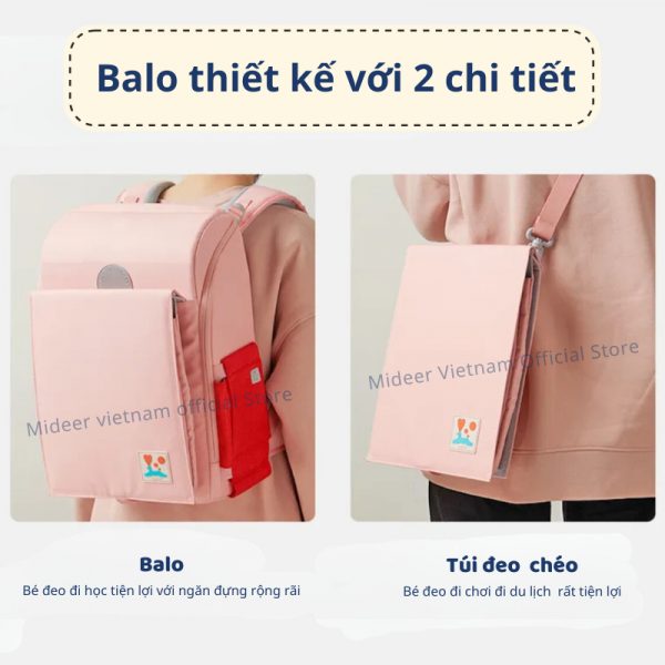 BALO CHỐNG GÙ CHO BÉ WAIST RELIEF BACKPACK- MIDEER