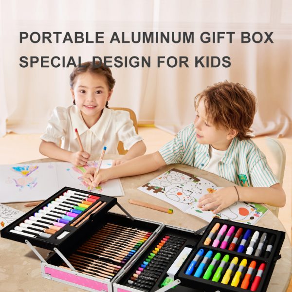 BỘ BÚT MÀU HỮU CƠ ARTIST SUITCASE MÀU XANH - MIDEER