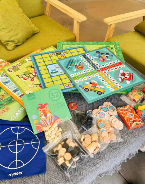 BỘ CỜ TRÍ TUỆ CỔ ĐIỂN 32 IN 1 - MIDEER