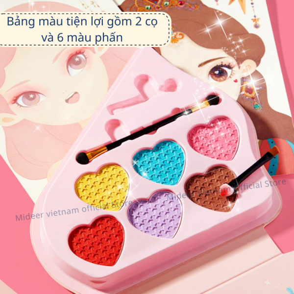 BỘ THIẾT KẾ & TRANG ĐIỂM CÔNG CHÚA  - MIDEER