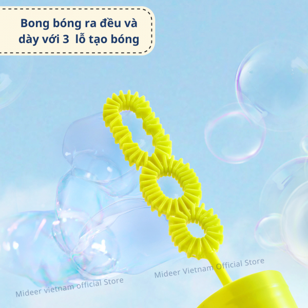 THỔI BONG BÓNG XÀ PHÒNG MINI CHO BÉ - MIDEER