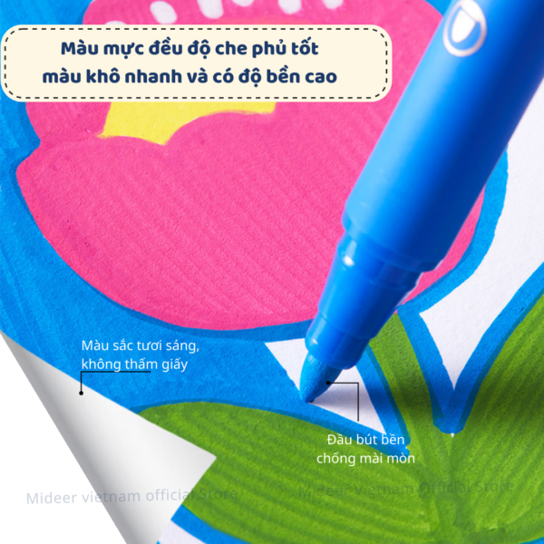 BÚT MÀU DẠ NƯỚC ACRYLIC MARKERS - MIDEER