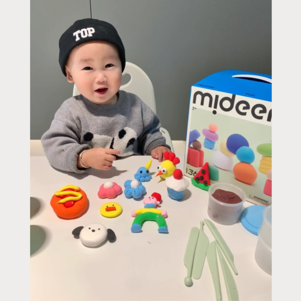 ĐẤT NẶN TỰ KHÔ CHO BÉ - MIDEER