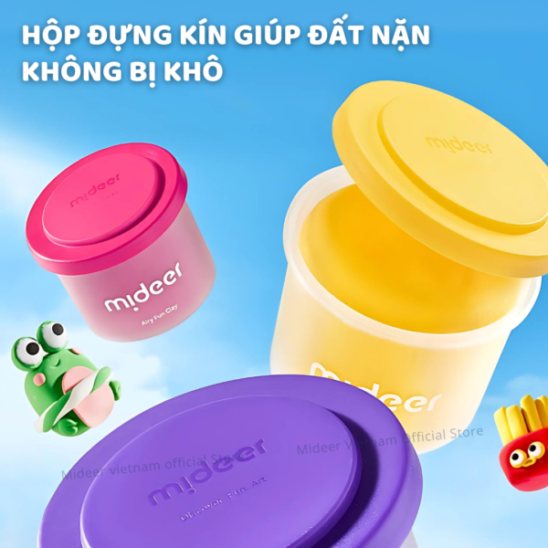 ĐẤT NẶN TỰ KHÔ CHO BÉ - MIDEER