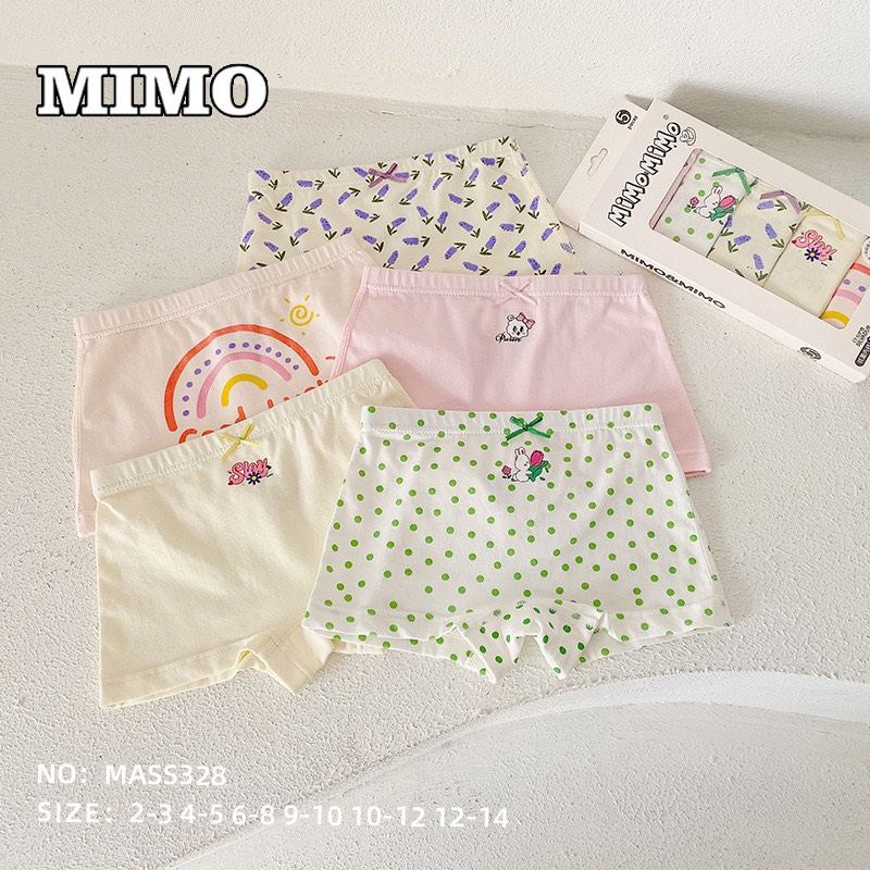 [ORDER] QUẦN CHIP BÉ GÁI (SET 5 CHIẾC)