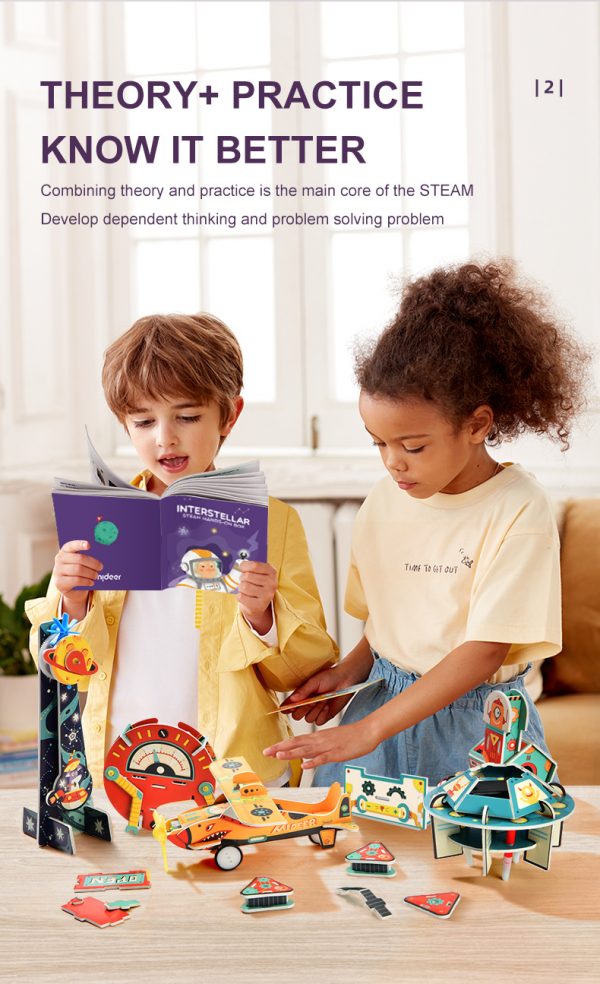 ĐỒ CHƠI KHOA HỌC STEM LẮP RÁP MÔ HÌNH - MIDEER