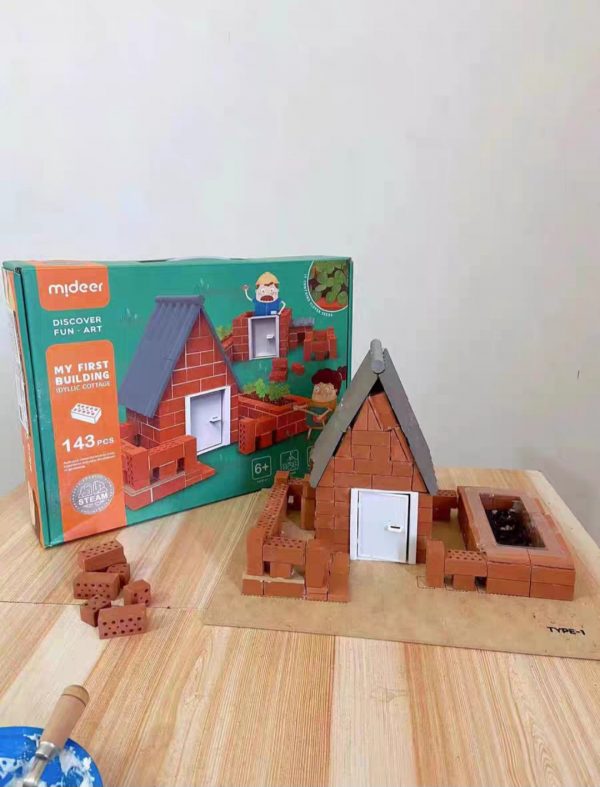 BỘ LẮP RÁP NHÀ CHO BÉ MY FIRST BUILDING - MIDEER