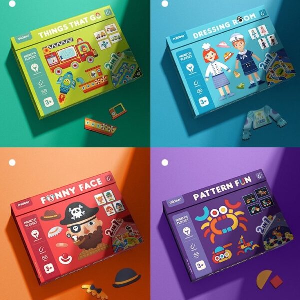 XẾP HÌNH NAM CHÂM MAGENETIC GAME - MIDEER