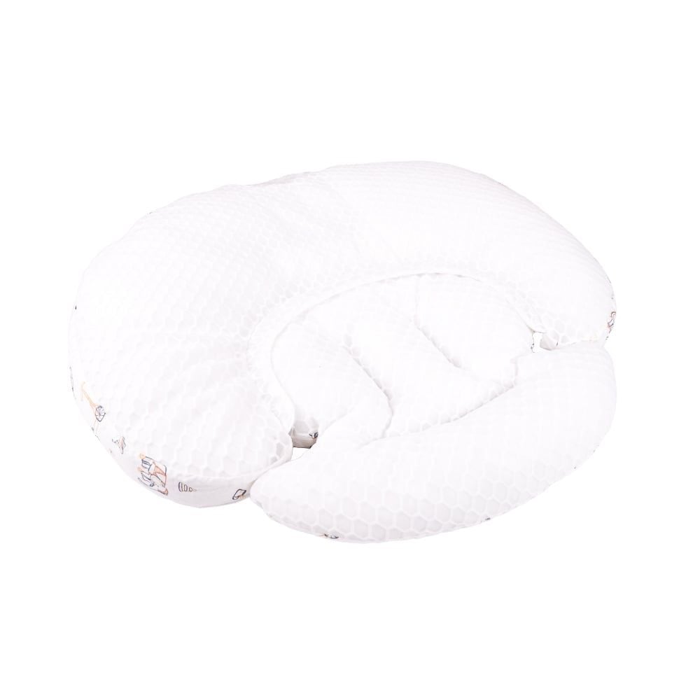 GỐI CHO BÉ BÚ ĐA NĂNG CHỐNG TRÀO NGƯỢC 2IN1 - AIBEDO