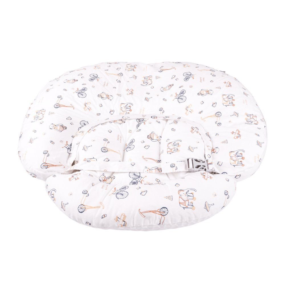 GỐI CHO BÉ BÚ ĐA NĂNG CHỐNG TRÀO NGƯỢC 2IN1 - AIBEDO