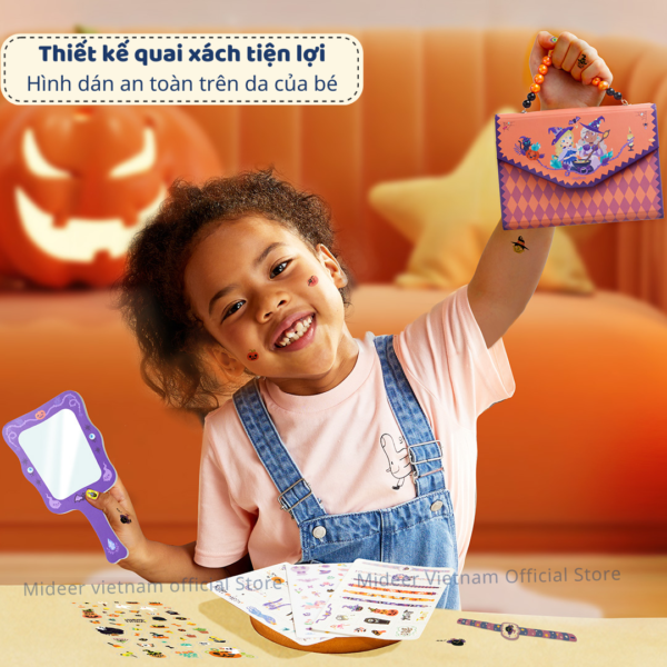 DÁN MÓNG TAY PHÁT SÁNG HALLOWEEN- MIDEER