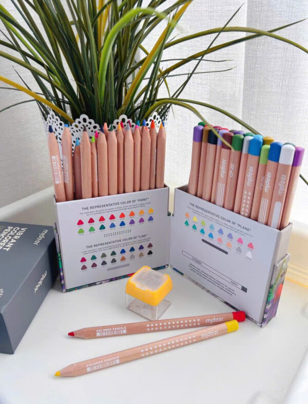 BÚT CHÌ MÀU GỐC DẦU VIBRANT COLORED PENCIL - MIDEER