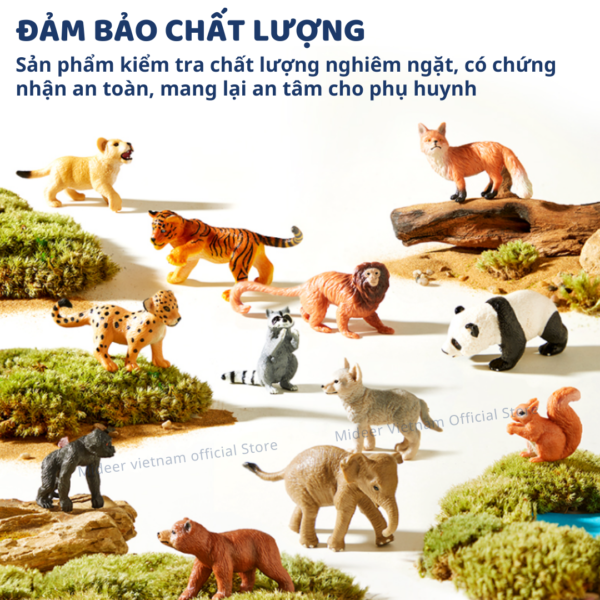 MÔ HÌNH ĐỘNG VẬT SIMILATION TOY SET 3+ - MIDEER