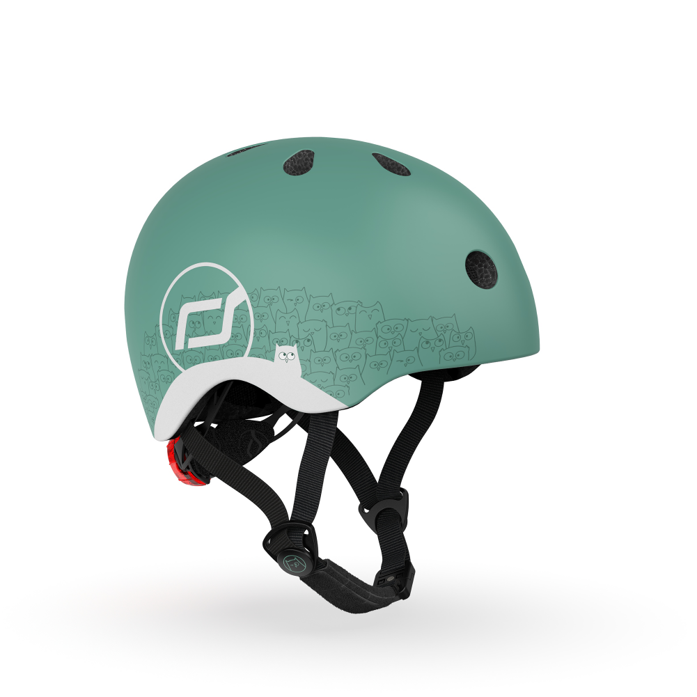 MŨ BẢO HIỂM PHẢN QUANG SIZE XXS - SCOOT AND RIDE