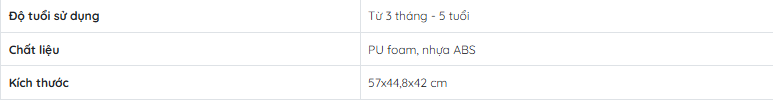 GHẾ ĂN DẶM ĐA NĂNG CHO BÉ -AIBEDO
