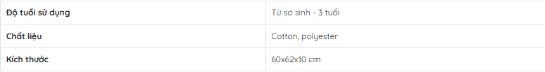 GỐI CHO BÉ BÚ ĐA NĂNG CHỐNG TRÀO NGƯỢC 2IN1 - AIBEDO