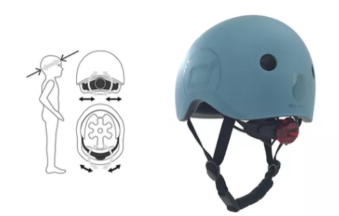 MŨ BẢO HIỂM TIÊU CHUẨN SIZE XXS - SCOOT AND RIDE