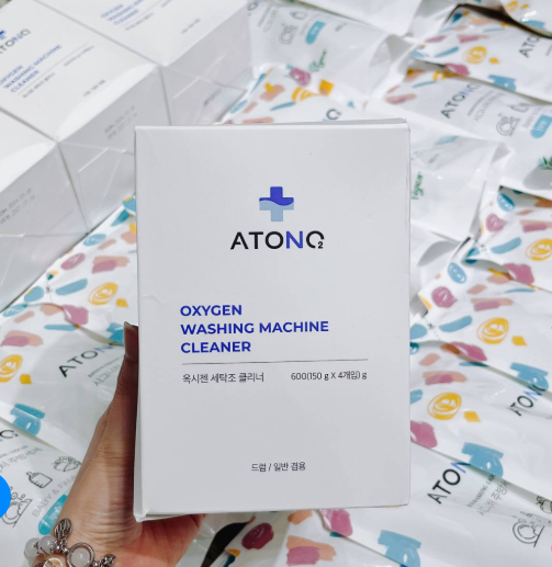 BỘT TẨY RỬA LỒNG MÁY GIẶT AN TOÀN OXYGEN (150*4 GÓI) - ATONO2