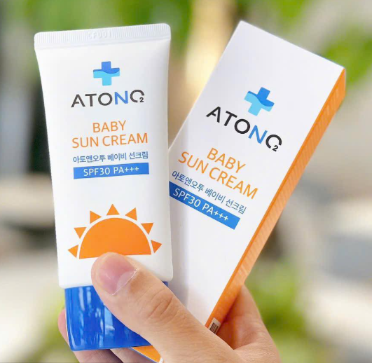 KEM CHỐNG NẮNG HÀNG NGÀY THUẦN CHAY OXYGEN CHO BÉ (SPF 30 PA+++) (6M+) - ATONO2