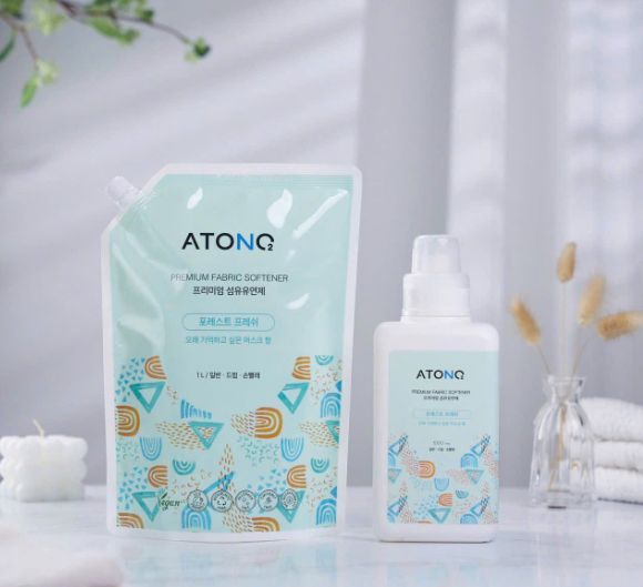 NƯỚC XẢ VẢI THUẦN CHAY CAO CẤP HƯƠNG FOREST FRESH CHO BÉ TỪ 0M+ (TÚI) - ATONO2