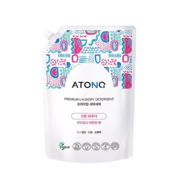 NƯỚC GIẶT THUẦN CHAY CAO CẤP HƯƠNG COTTON POWDER CHO BÉ TỪ 0M+ (TÚI) - ATONO2