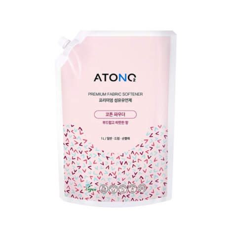NƯỚC XẢ VẢI THUẦN CHAY CAO CẤP HƯƠNG COTTON POWDER CHO BÉ TỪ 0M+ (TÚI) - ATONO2