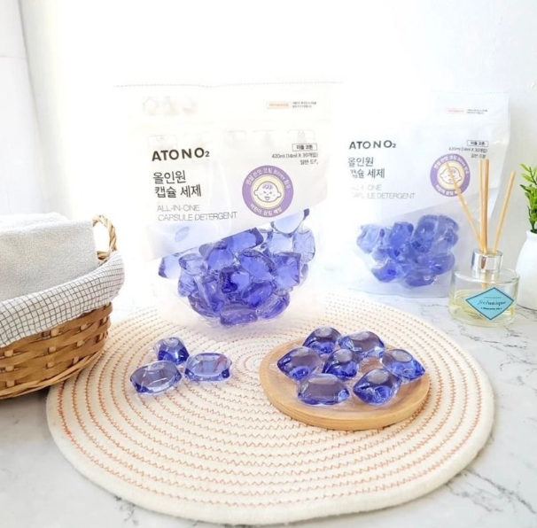VIÊN GIẶT ALL-IN-ONE CHIẾT XUẤT THIÊN NHIÊN CHO BÉ TỪ 0M+ (14ML*30) - ATONO2