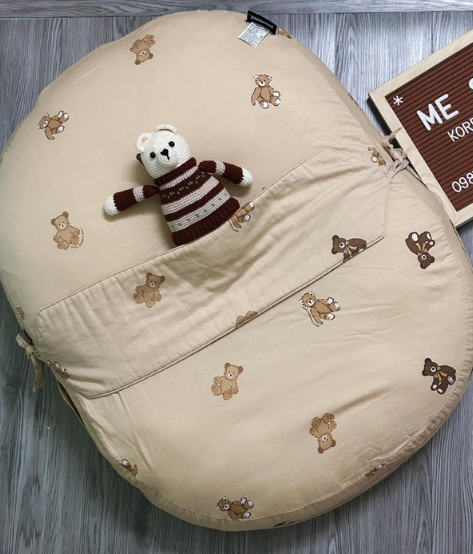 GỐI CHỐNG TRÀO NGƯỢC TEDDY BEAR (SET KHÔNG KÈM TÚI ĐỰNG) - DONO&DONO