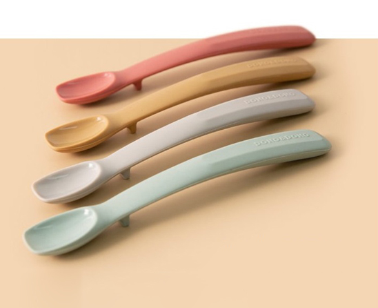 THÌA SILICONE BẠCH KIM CAO CẤP GREY - DONO&DONO