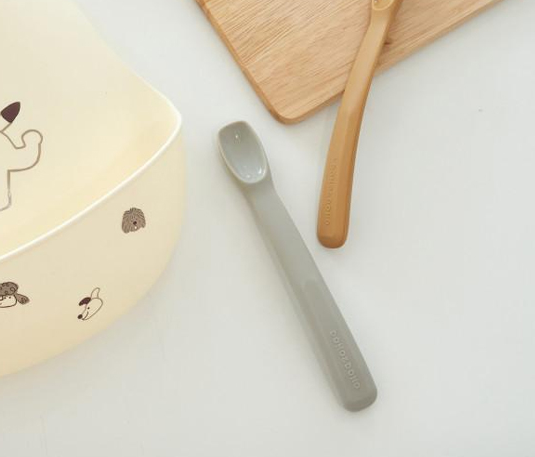 THÌA SILICONE BẠCH KIM CAO CẤP GREY - DONO&DONO