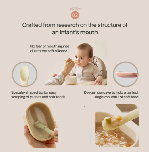 SET 2 THÌA SILICONE BẠCH KIM CAO CẤP_YELLOW/GREEN - DONO&DONO