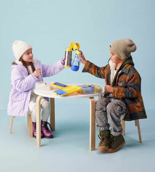 BÌNH NƯỚC GIỮ NHIỆT ĐA NĂNG CHẤT LIỆU THÉP KHÔNG GỈ, TÍCH HỢP TAY CẦM, ĐẦU HÚT SILICONE CHO BÉ - B.BOX