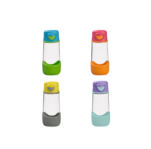 BÌNH NƯỚC VÒI SILICONE CHẤT LIỆU TRITAN CAO CẤP, CÓ VAN CHỐNG SẶC CHO BÉ - B.BOX